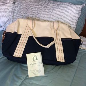 LL Bean canvas bag.